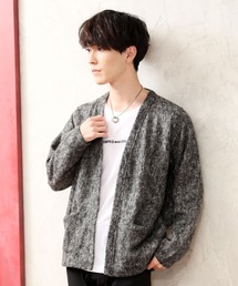 TopIsm | アンサンブル　長袖ニットカーディガン＆ロングTシャツ(アンサンブル)