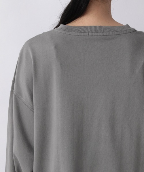 LOWRYS FARM（ローリーズファーム）の「クサキゾメカラーロンＴＬＳ　216177（Tシャツ/カットソー・レディース・パープル/グレー/オレンジ/アイボリー・FREE）」の12枚目の写真