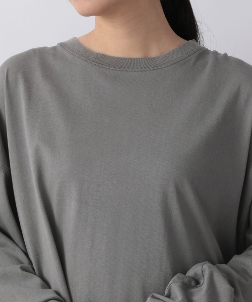 LOWRYS FARM（ローリーズファーム）の「クサキゾメカラーロンＴＬＳ　216177（Tシャツ/カットソー・レディース・パープル/グレー/オレンジ/アイボリー・FREE）」の10枚目の写真