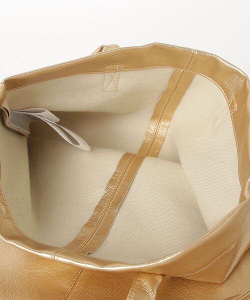 MAISON SPECIAL（メゾンスペシャル）の「Vegan Leather Tote Bag/ヴィーガンレザートートバッグ【MAISON SPECIAL/メゾンスペシャル】（トートバッグ・レディース・ブラック/オフホワイト/ピンク/シルバー/ゴールド/ブルー/グリーン/ミント・FREE）」の10枚目の写真