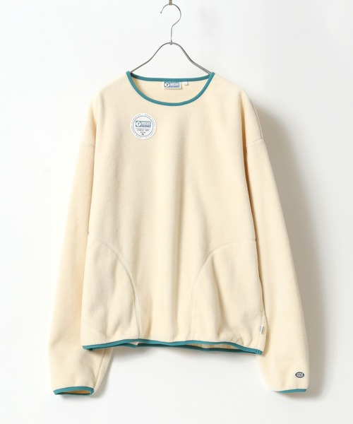 DISCUS ATHLETIC（ディスカス　アスレチック）の「DSCUS/ ディスカス フリース プルオーバースウェット（スウェット・メンズ・ブラック/ベージュ/オフホワイト/オレンジ/グリーン/ベージュ系その他/パープル系その他・M/L/XL）」の2枚目の写真