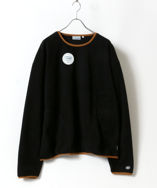 DISCUS ATHLETIC（ディスカス　アスレチック）の「DSCUS/ ディスカス フリース プルオーバースウェット（スウェット・メンズ・ブラック/ベージュ/オフホワイト/オレンジ/グリーン/ベージュ系その他/パープル系その他・M/L/XL）」の3枚目の写真