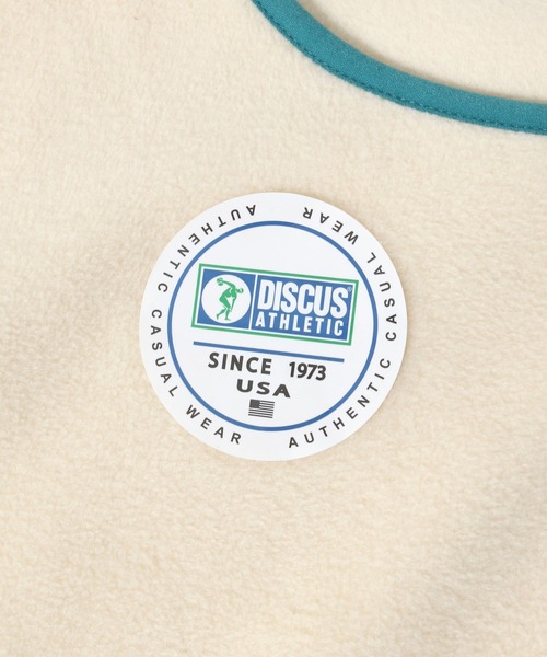 DISCUS ATHLETIC（ディスカス　アスレチック）の「DSCUS/ ディスカス フリース プルオーバースウェット（スウェット・メンズ・ブラック/ベージュ/オフホワイト/オレンジ/グリーン/ベージュ系その他/パープル系その他・M/L/XL）」の17枚目の写真