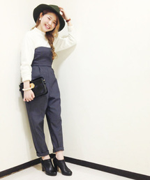 Kastane | 【Kastane】ベアサロペット(サロペット/オーバーオール)