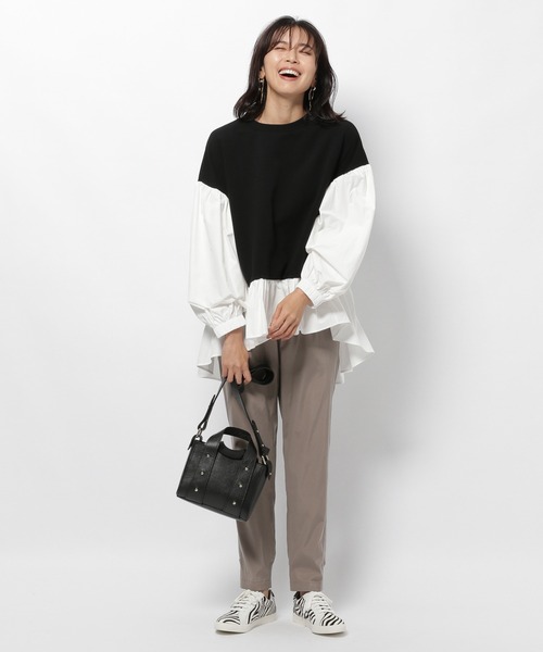 BARNYARDSTORM（バンヤードストーム）の「BARNYARDSTORM / ギボシ2WAYミニショルダ（ショルダーバッグ・レディース・ブラック/ベージュ/カーキ・FREE）」の11枚目の写真