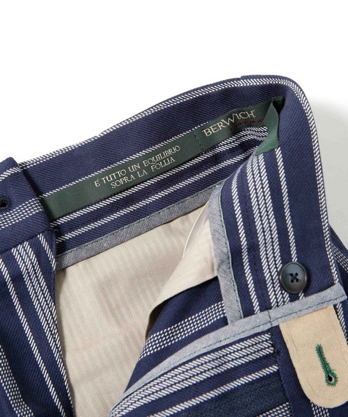 BERWICH（ベルウィッチ）の「BERWICH/SCOTCH ストライプ2プリーツパンツ（その他パンツ・メンズ・ネイビー・50）」の10枚目の写真