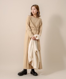 [mline] WEB限定 デザインカットワンピース