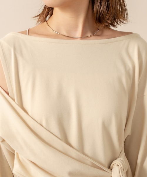 mline（エムライン）の「[mline] WEB限定 デザインカットワンピース（ワンピース・レディース・ブラック/ブルー/アイボリー/ベージュ・FREE）」の13枚目の写真