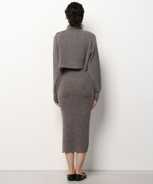 ALLSAINTS(オールセインツ)の「MARGOT DRESS | MARGOT ドレス・ワンピース(ワンピース・レディース・ブラック/ブラウン系/レッド系・XS/S/M/L)」の11枚目の写真