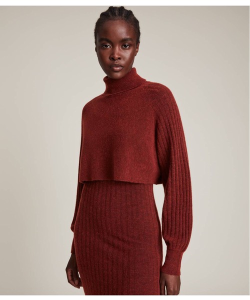 ALLSAINTS(オールセインツ)の「MARGOT DRESS | MARGOT ドレス・ワンピース(ワンピース・レディース・ブラック/ブラウン系/レッド系・XS/S/M/L)」の21枚目の写真