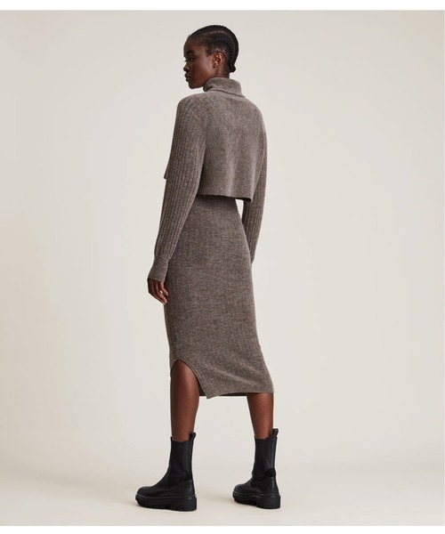 ALLSAINTS(オールセインツ)の「MARGOT DRESS | MARGOT ドレス・ワンピース(ワンピース・レディース・ブラック/ブラウン系/レッド系・XS/S/M/L)」の20枚目の写真