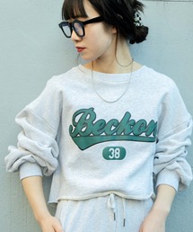 WEGO | WEGO/グラフィックショートプルオーバー(スウェット)