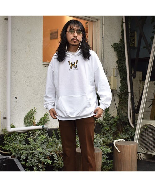 LABRAT（ラブラット）の「Swallowtail×LABRAT "Swallowtail Tattoo" Hoodie（パーカー・メンズ・ホワイト/チャコールグレー/レッド/グリーン・LARGE/X-LARGE）」の10枚目の写真