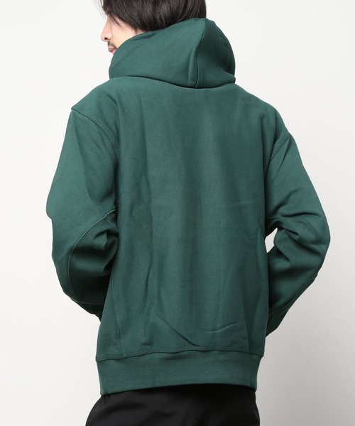 Carhartt WIP（カーハートダブリューアイピー）の「Carhartt WIP/カーハートダブリューアイピー Hooded American Script Sweat プルオーバー/パーカー I028279（パーカー・メンズ・グリーン/ブラック/グレー/ホワイト・M/XL/L/XXL）」の20枚目の写真