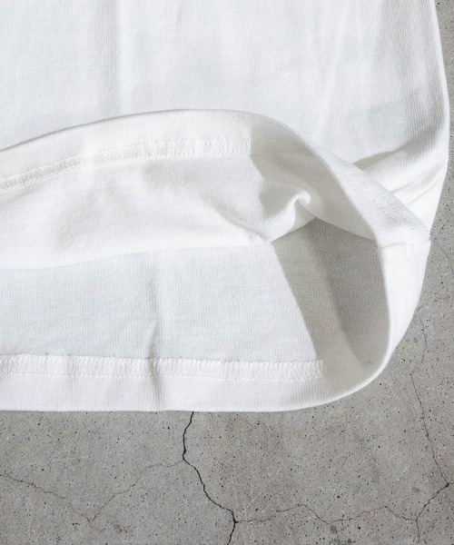 JOHN'S CLOSET（ジョンズクローゼット）の「【50】USAコットンクルーネックTシャツ（Tシャツ/カットソー・メンズ・グレー/ブラック/ダークベージュ/ホワイト/カーキ/ダークパープル・LARGE/MEDIUM）」の10枚目の写真