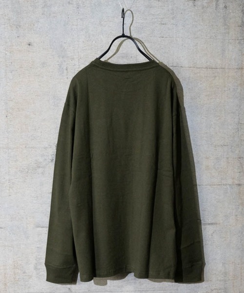 JOHN'S CLOSET（ジョンズクローゼット）の「【50】USAコットンクルーネックTシャツ（Tシャツ/カットソー・メンズ・グレー/ブラック/ダークベージュ/ホワイト/カーキ/ダークパープル・LARGE/MEDIUM）」の14枚目の写真