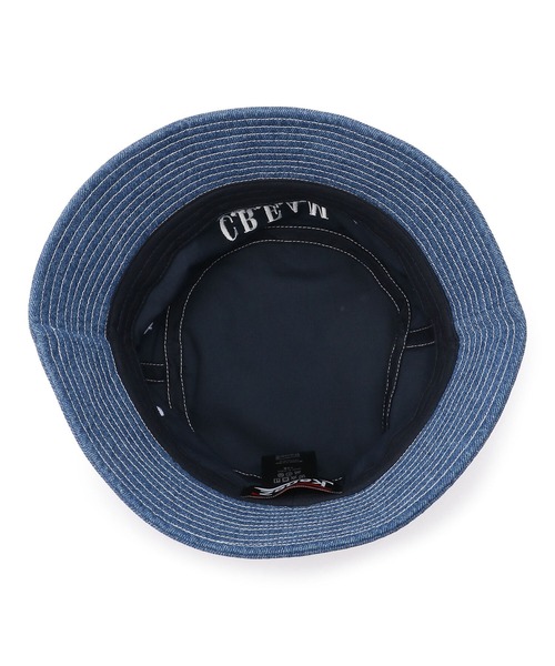 KaneZ（ケインズ）の「KaneZ/ケインズ/ロゴ刺繍デニムバケットハット/C.R.E.A.M BucketHat（ハット・メンズ・ブルー・FREE）」の8枚目の写真
