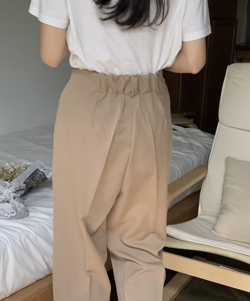 mood for a day(ムードフォーアデイ)の「biscuit set up / ジャケットアンドスラックスセットアップ(セットアップ・レディース・ベージュ・FREE)」の17枚目の写真