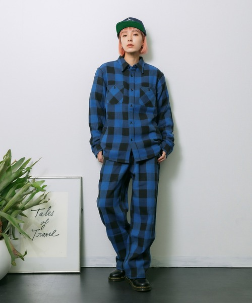 FIVE BROTHER（ファイブブラザー）の「FIVE BROTHERS/ファイブブラザーズ チェックパンツ（その他パンツ・メンズ・ブラウン/レッド/ブルー・L/M）」の21枚目の写真