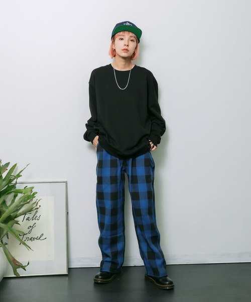 FIVE BROTHER（ファイブブラザー）の「FIVE BROTHERS/ファイブブラザーズ チェックパンツ（その他パンツ・メンズ・ブラウン/レッド/ブルー・L/M）」の22枚目の写真