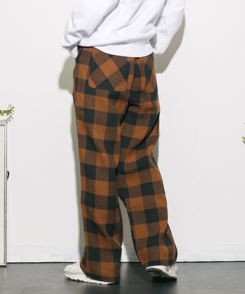 FIVE BROTHER（ファイブブラザー）の「FIVE BROTHERS/ファイブブラザーズ チェックパンツ（その他パンツ・メンズ・ブラウン/レッド/ブルー・L/M）」の16枚目の写真
