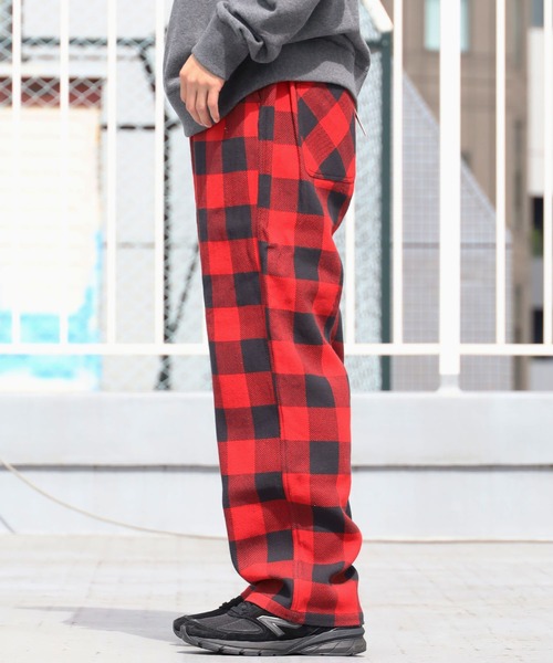 FIVE BROTHER（ファイブブラザー）の「FIVE BROTHERS/ファイブブラザーズ チェックパンツ（その他パンツ・メンズ・ブラウン/レッド/ブルー・L/M）」の4枚目の写真