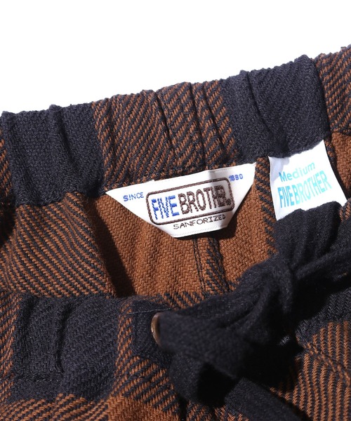 FIVE BROTHER（ファイブブラザー）の「FIVE BROTHERS/ファイブブラザーズ チェックパンツ（その他パンツ・メンズ・ブラウン/レッド/ブルー・L/M）」の7枚目の写真