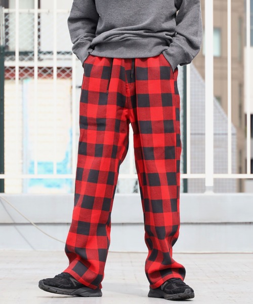 FIVE BROTHER（ファイブブラザー）の「FIVE BROTHERS/ファイブブラザーズ チェックパンツ（その他パンツ・メンズ・ブラウン/レッド/ブルー・L/M）」の18枚目の写真