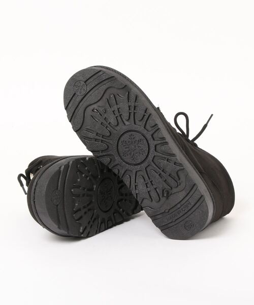 STYLEBLOCK（スタイルブロック）の「レースアップムートンブーツ（ブーツ・レディース・ブラウン/アイボリー/ブラック/グレー・36/38/40/37/39）」の5枚目の写真