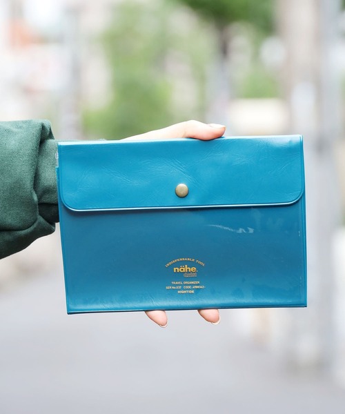 Nahe（ネーエ）の「nahe/ネーエ トラベルオーガナイザー 手帳ケース クリアケース（パスポートケース・メンズ・ホワイト/ブラック/ブルー/グリーン・FREE）」の22枚目の写真