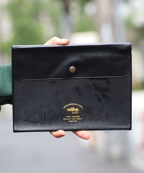 Nahe（ネーエ）の「nahe/ネーエ トラベルオーガナイザー 手帳ケース クリアケース（パスポートケース・メンズ・ホワイト/ブラック/ブルー/グリーン・FREE）」の20枚目の写真