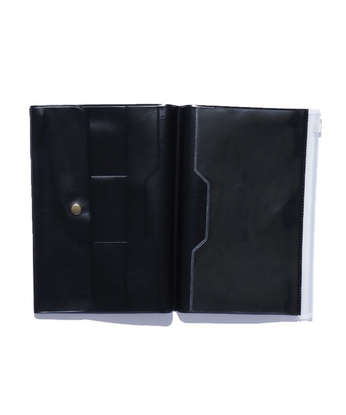 Nahe（ネーエ）の「nahe/ネーエ トラベルオーガナイザー 手帳ケース クリアケース（パスポートケース・メンズ・ホワイト/ブラック/ブルー/グリーン・FREE）」の15枚目の写真