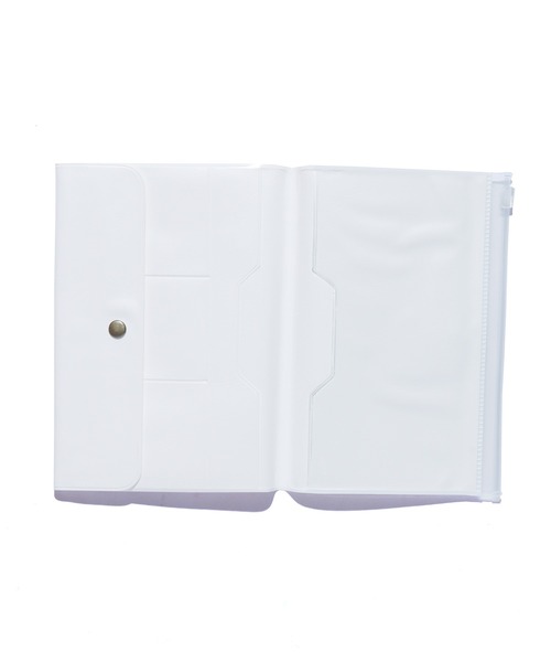 Nahe（ネーエ）の「nahe/ネーエ トラベルオーガナイザー 手帳ケース クリアケース（パスポートケース・メンズ・ホワイト/ブラック/ブルー/グリーン・FREE）」の14枚目の写真