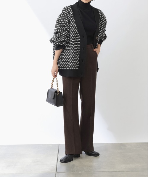 COLONY 2139（コロニートゥーワンスリーナイン）の「ストレッチイージーケアウールライクパンツ(フレア)（その他パンツ・レディース・ブラック/パープル/ブラウン/グリーン・SMALL/MEDIUM/LARGE）」の3枚目の写真