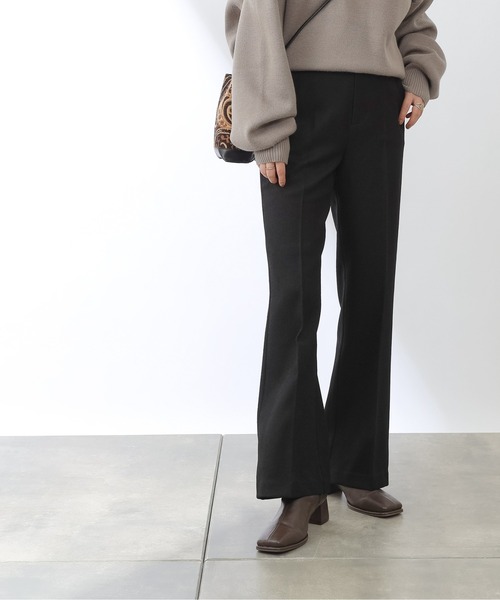 COLONY 2139（コロニートゥーワンスリーナイン）の「ストレッチイージーケアウールライクパンツ(フレア)（その他パンツ・レディース・ブラック/パープル/ブラウン/グリーン・SMALL/MEDIUM/LARGE）」の14枚目の写真