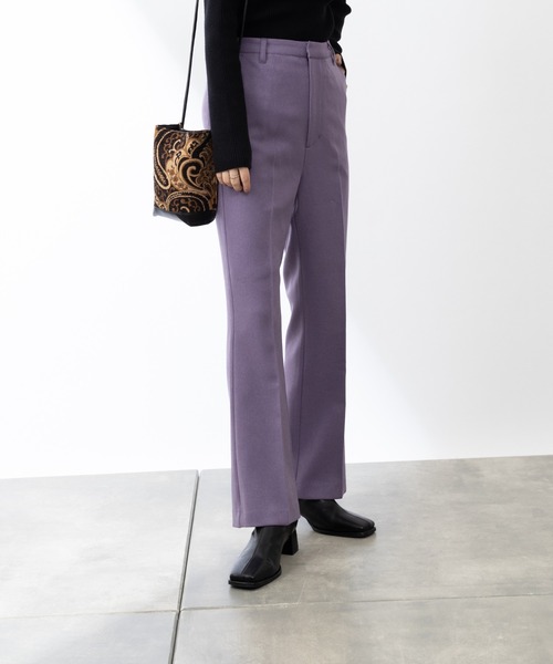 COLONY 2139（コロニートゥーワンスリーナイン）の「ストレッチイージーケアウールライクパンツ(フレア)（その他パンツ・レディース・ブラック/パープル/ブラウン/グリーン・SMALL/MEDIUM/LARGE）」の20枚目の写真