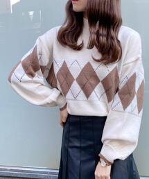 INGNI | アーガイル柄ニット(ニット/セーター)