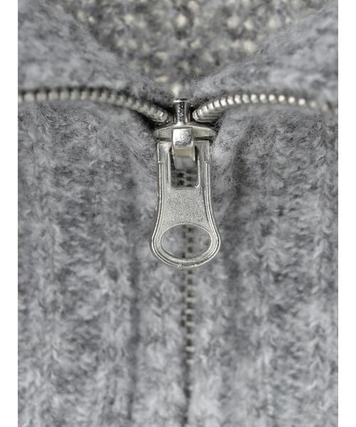 earth music&ecology(アースミュージックアンドエコロジー)の「ZIPカラーニットプルオーバー *(Tシャツ/カットソー・レディース・グレー/サックスブルー/その他8・FREE)」の8枚目の写真