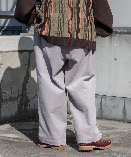 セール】コーデュロイワイドパンツ（その他パンツ）｜Perushu