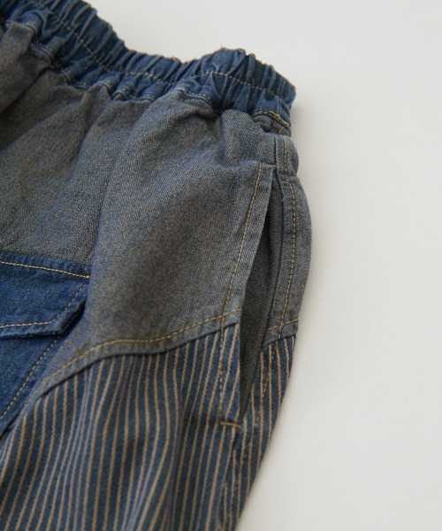 CUBE SUGAR（キューブシュガー）の「WEB限定オーバーダイロゴリメイクデニムスカート（デニムスカート・レディース・グレー/ベージュ・M）」の17枚目の写真