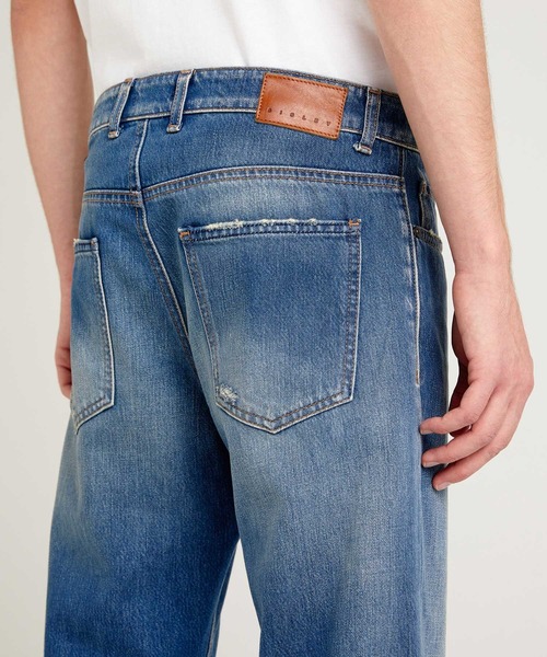 SISLEY(シスレー)の「スリムフィットデニムパンツ(BERGEN)(デニムパンツ・メンズ・インディゴブルー・30inch/31inch/29inch)」の7枚目の写真