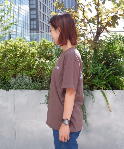 MANASTASH（マナスタッシュ）の「MANASTASH/マナスタッシュ  W's BACK LOGO TEE ウィメンズ　バックロゴTシャツ（Tシャツ/カットソー・レディース・ホワイト/チャコールグレー/スモークピンク/ラベンダー・MEDIUM）」の12枚目の写真