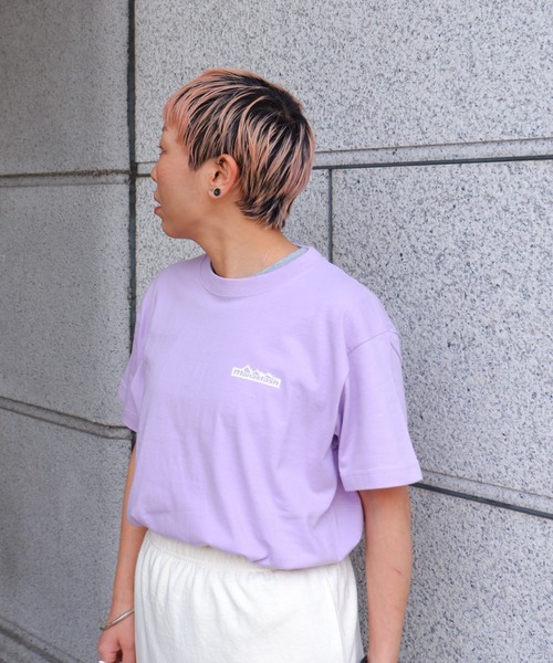 MANASTASH（マナスタッシュ）の「MANASTASH/マナスタッシュ  W's BACK LOGO TEE ウィメンズ　バックロゴTシャツ（Tシャツ/カットソー・レディース・ホワイト/チャコールグレー/スモークピンク/ラベンダー・MEDIUM）」の20枚目の写真