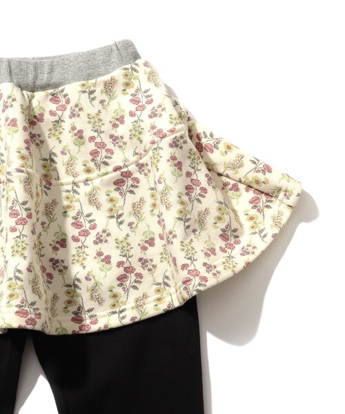 SHOO・LA・RUE（シューラルー）の「◆【90-130cm】裏シャギースカッツ（スカート・キッズ・アイボリー系/ブラック系/ネイビー系5・09/10/11/12/13）」の8枚目の写真