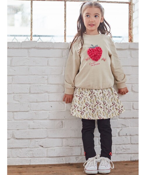 SHOO・LA・RUE（シューラルー）の「◆【90-130cm】裏シャギースカッツ（スカート・キッズ・アイボリー系/ブラック系/ネイビー系5・09/10/11/12/13）」の18枚目の写真