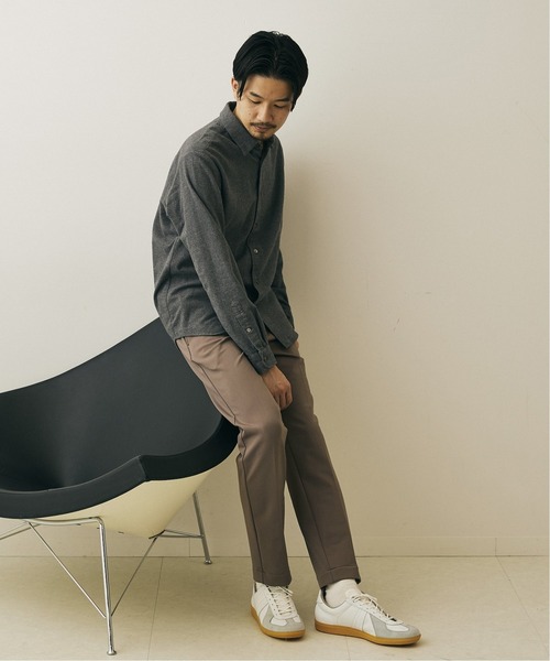 417 EDIFICE（フォーワンセブンエディフィス）の「【BEGIN掲載 M＆M】トリコット ストレッチ スリム パンツ（スラックス・メンズ・ブラック/ブラウン/カーキ・SMALL/MEDIUM/LARGE/X-LARGE）」の21枚目の写真