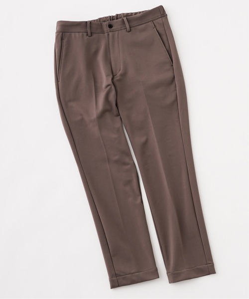 417 EDIFICE（フォーワンセブンエディフィス）の「【BEGIN掲載 M＆M】トリコット ストレッチ スリム パンツ（スラックス・メンズ・ブラック/ブラウン/カーキ・SMALL/MEDIUM/LARGE/X-LARGE）」の11枚目の写真