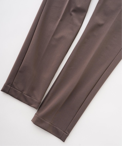 417 EDIFICE（フォーワンセブンエディフィス）の「【BEGIN掲載 M＆M】トリコット ストレッチ スリム パンツ（スラックス・メンズ・ブラック/ブラウン/カーキ・SMALL/MEDIUM/LARGE/X-LARGE）」の8枚目の写真