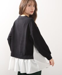 DRESKIP | 裾レイヤード風プルオーバー(Tシャツ/カットソー)