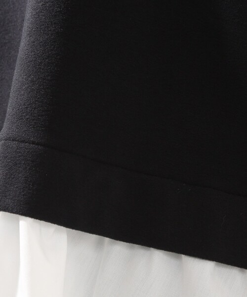 DRESKIP（ドレスキップ）の「◆触り心地に納得。裾レイヤード風（Tシャツ/カットソー・レディース・ブラック/ダークグリーン/サンドベージュ/パープル系4・03/04/02）」の13枚目の写真